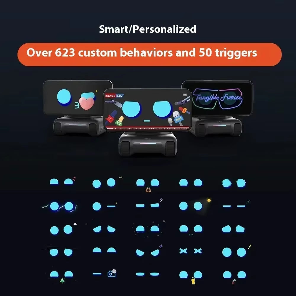 New Intelligent LOOI Robot Pet Ai GPT Emotional Interaction Virtualai Puzzle Electronic Accompany Pet Robot Companion Kid Gifts